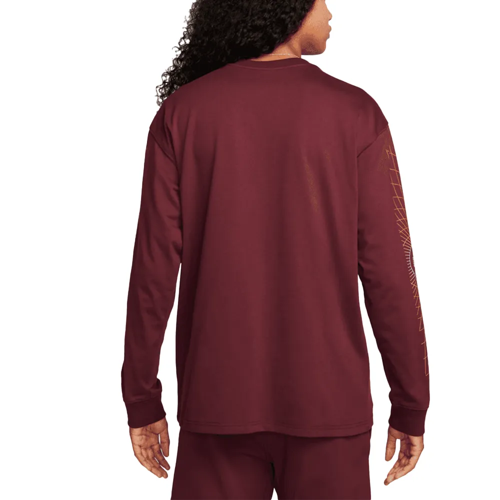 ACG "Manhole" LS T-Shirt 'Night Maroon'