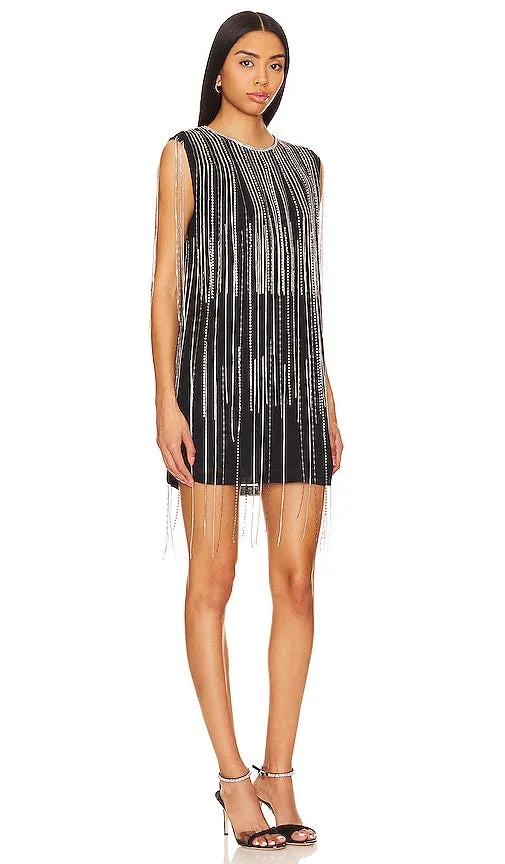 ALLSAINTS Ilia Diamante Dress in Black