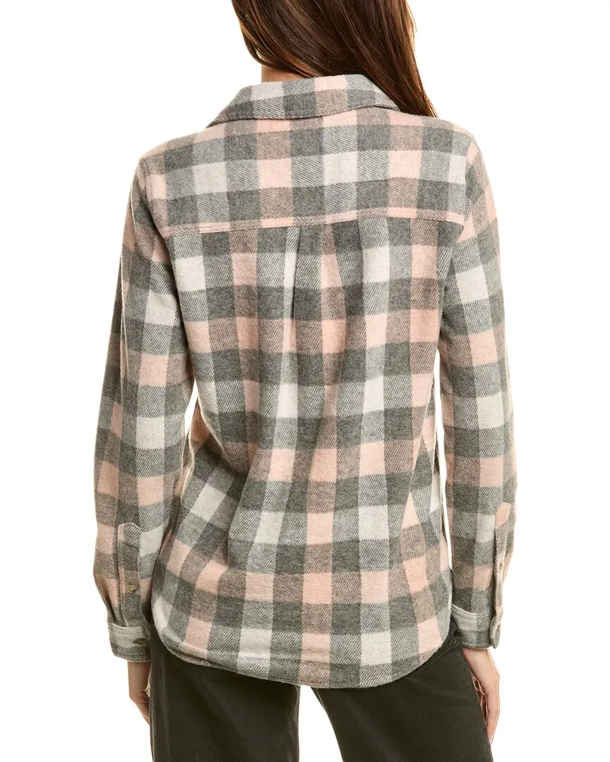 Beachlunchlounge Button Front Shirt Jacket