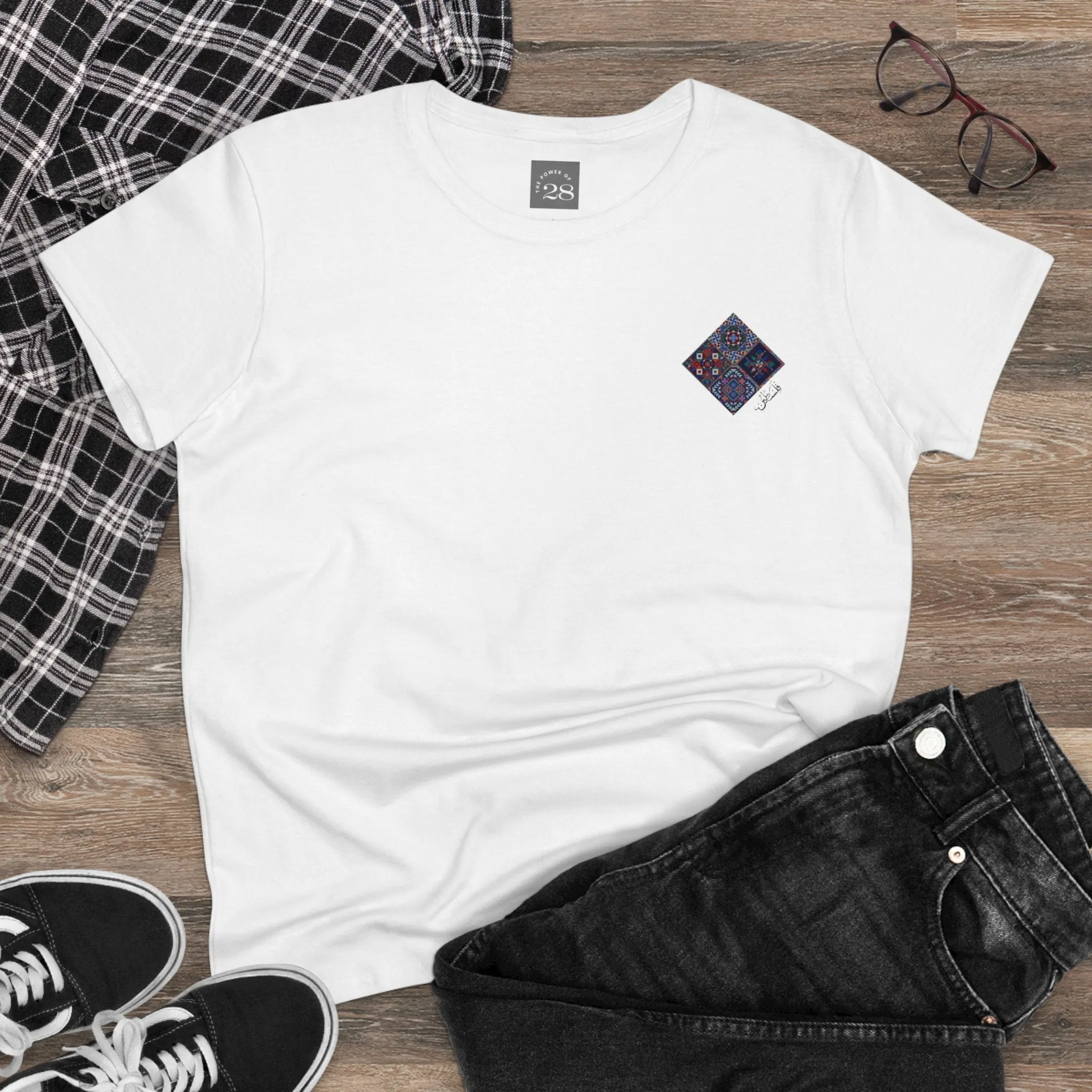 Blue Tatreez Women's Semi-Fitted Tees