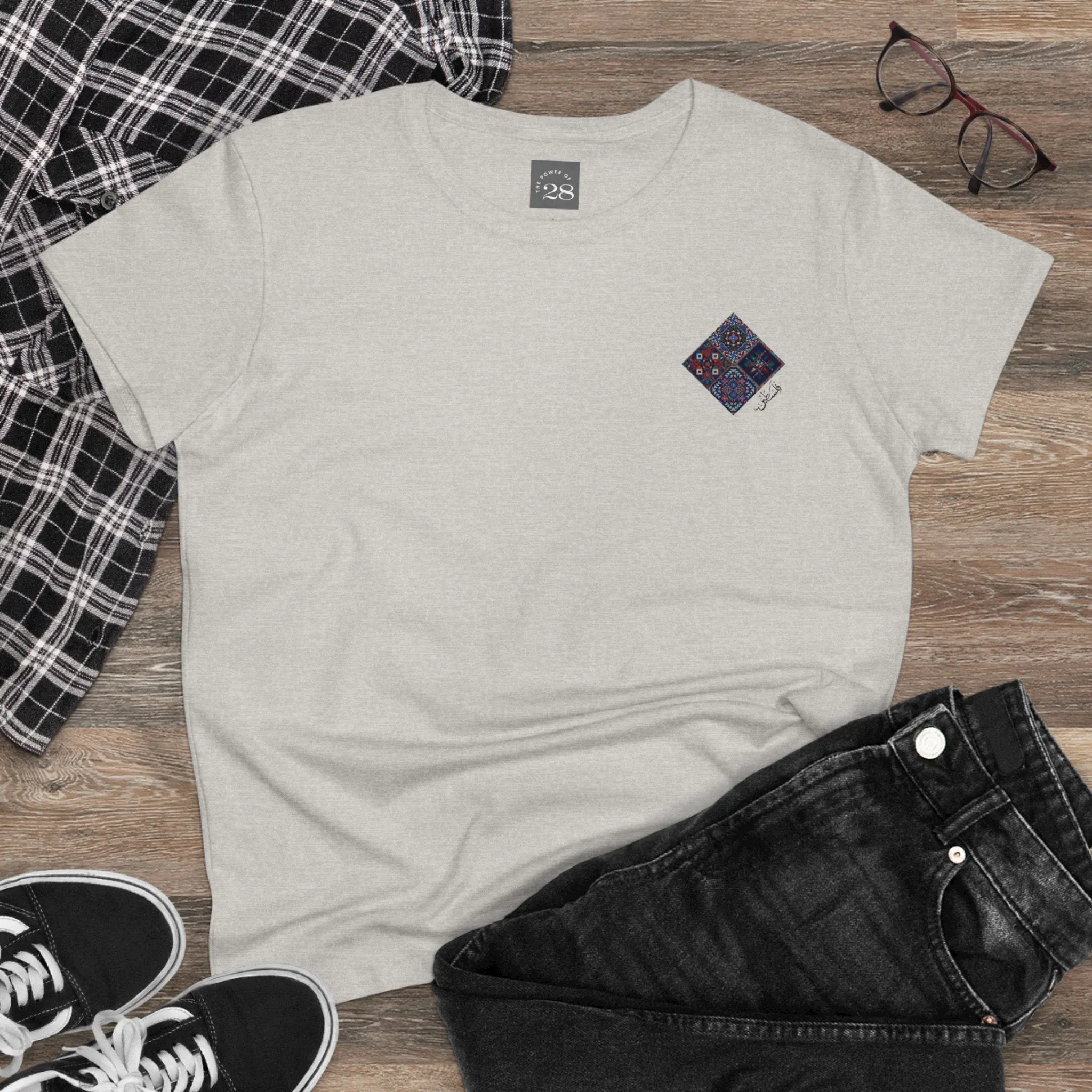 Blue Tatreez Women's Semi-Fitted Tees