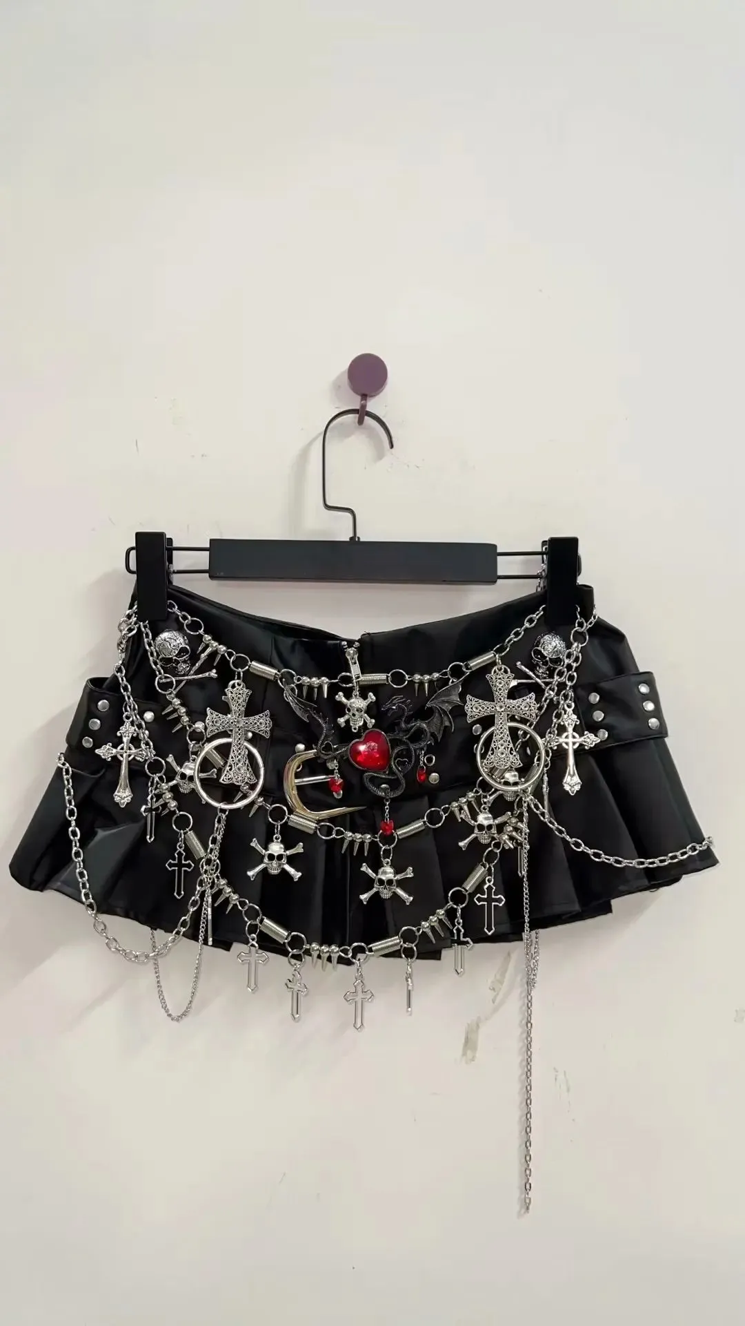 Cross Short skirts  Punk Short skirts sexy Gothic Short skirts harajuku  Short skirts y2k clothes y2k fashion y2k  Short skirts