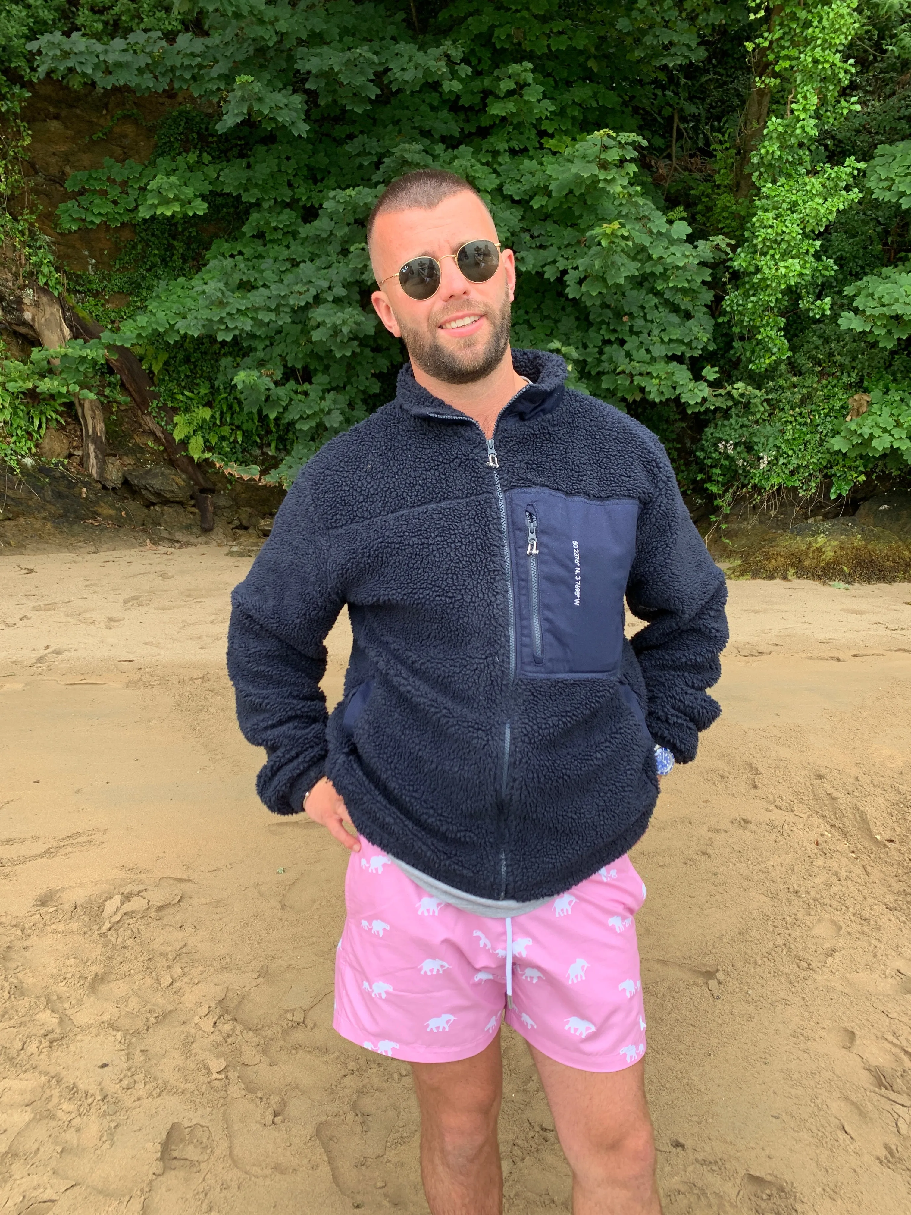 ELEPHANT SWIM SHORTS | PINK