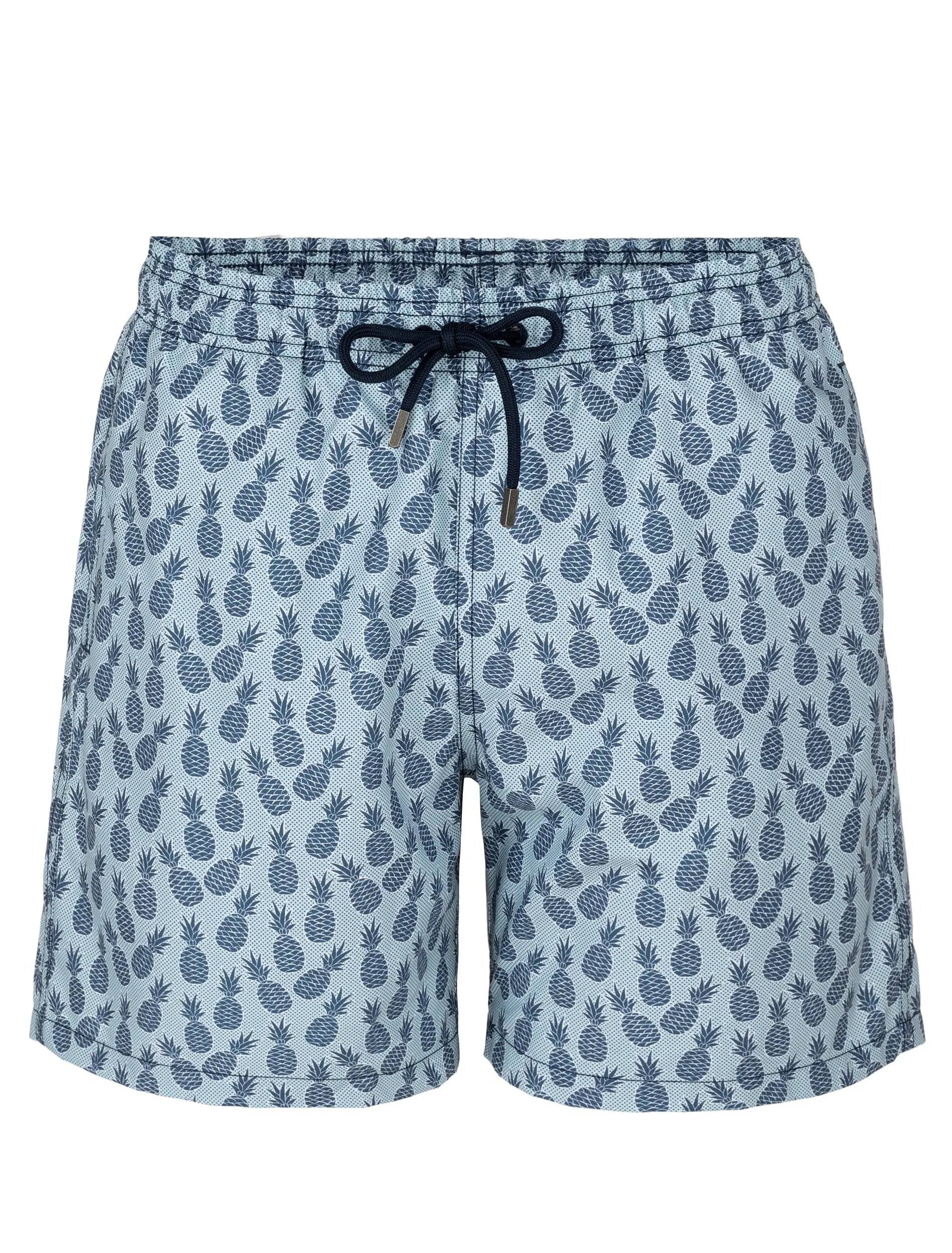 Light Grey Pineapple Stretch Swim Shorts
