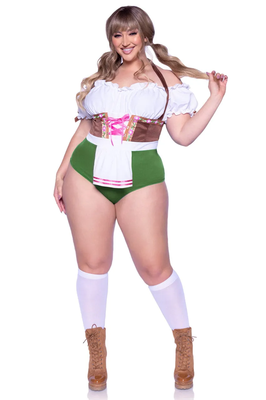 Plus Size Flirty Fraulein Costume