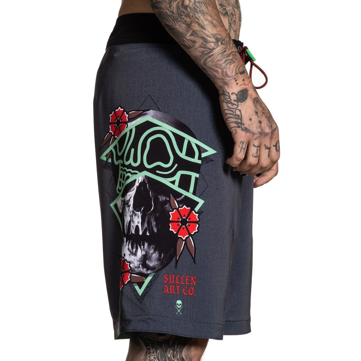 Rigoni Skull Board Shorts