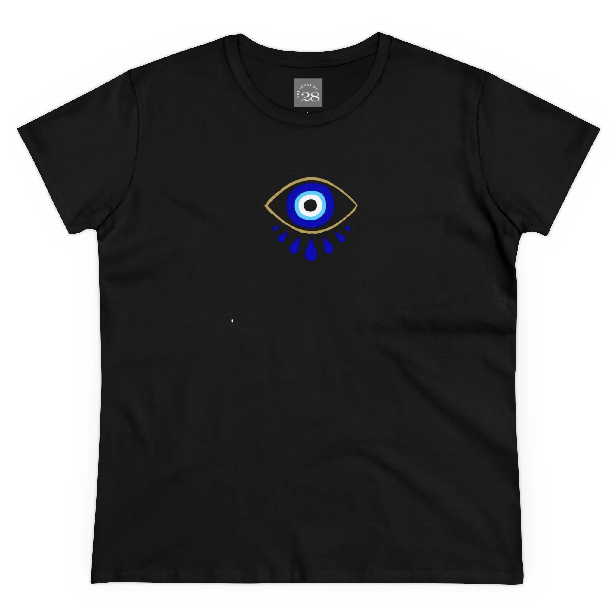 Semi-Fitted Women's Tees Eyes Speak Design