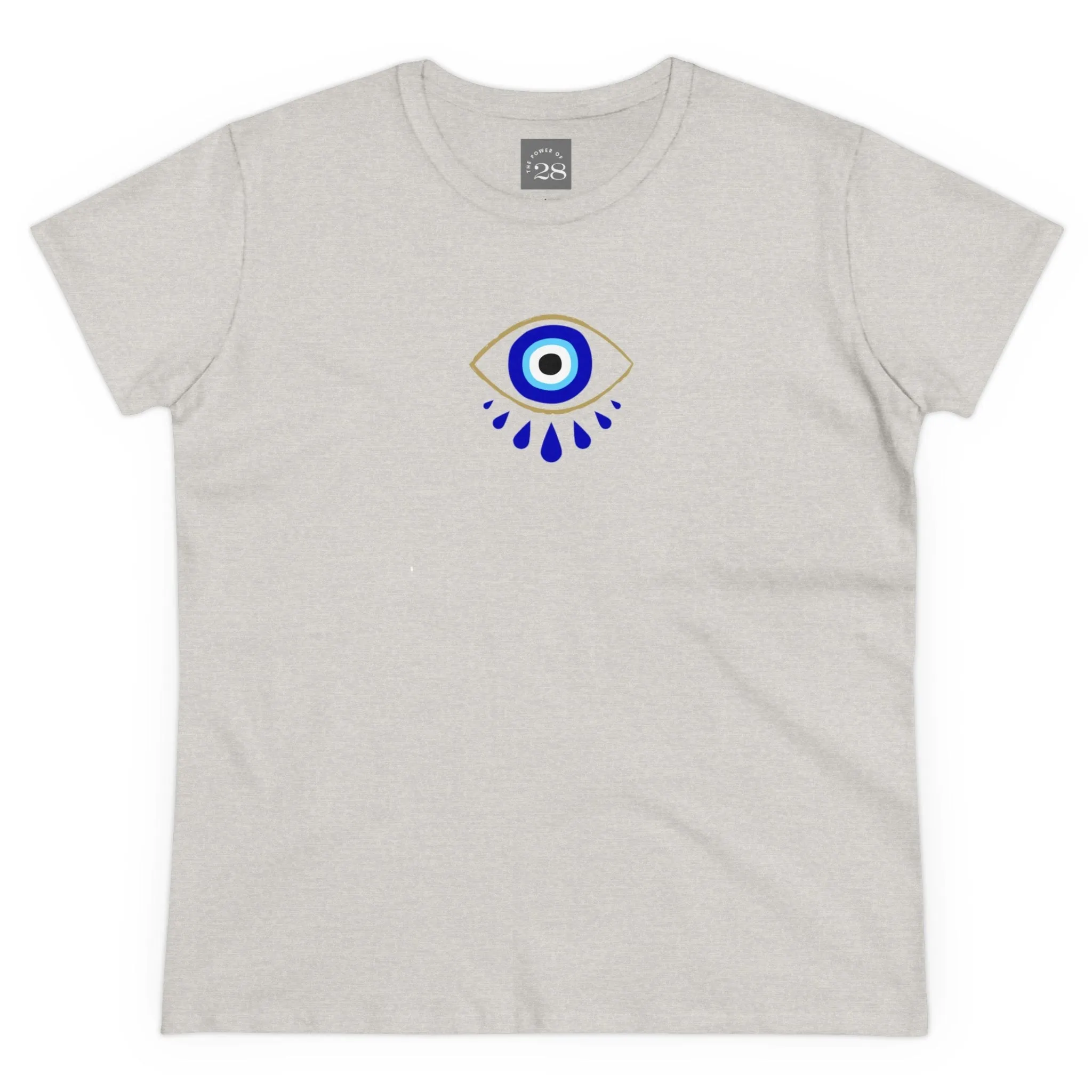 Semi-Fitted Women's Tees Eyes Speak Design