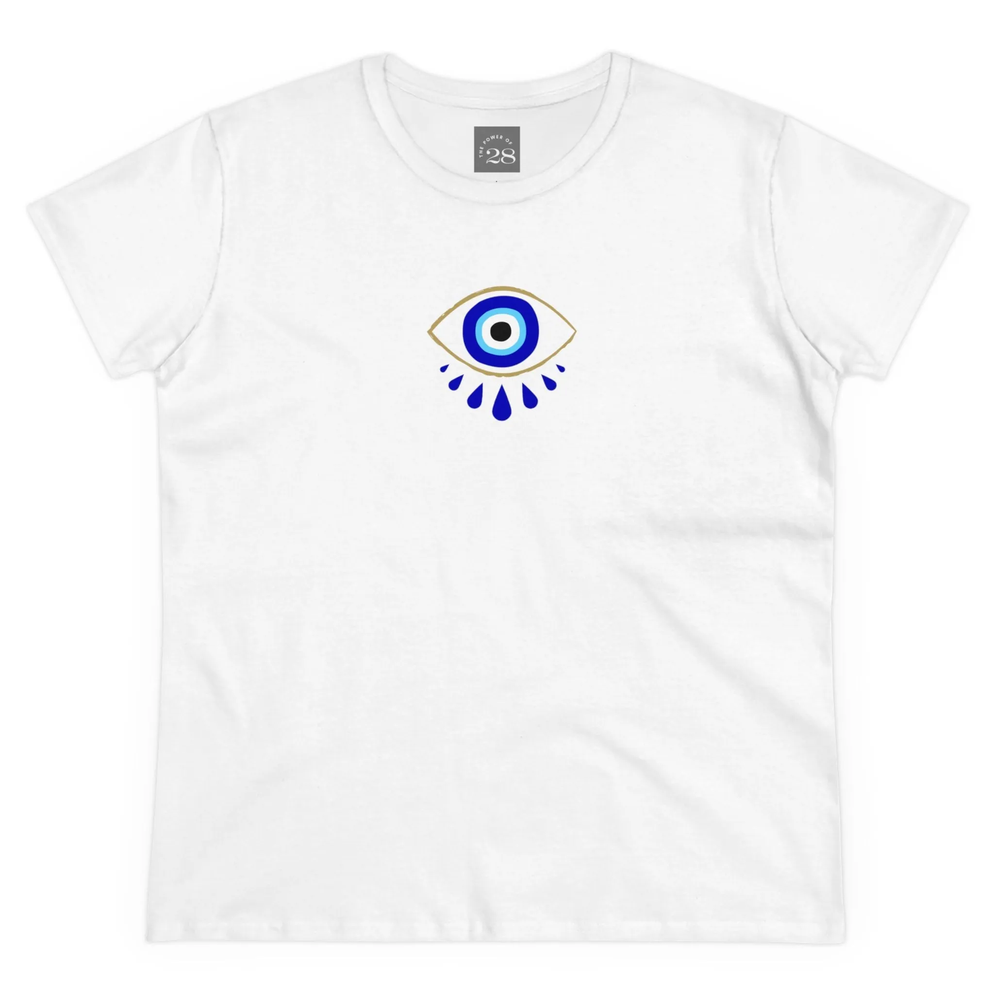 Semi-Fitted Women's Tees Eyes Speak Design